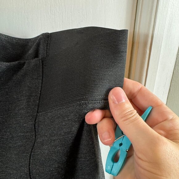 Halogen Charcoal Gray Pull-On Pants Women’s M Slim Stretch Trousers - Picture 7 of 9